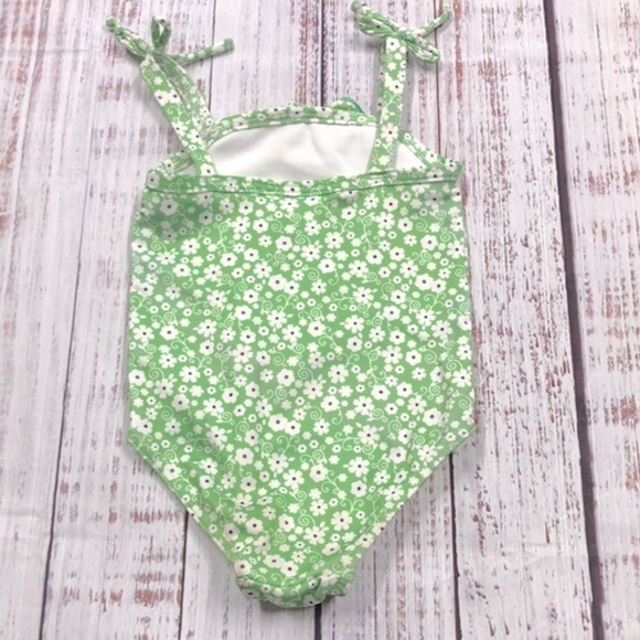 Sugar Cookies green floral swimsuit size 18 months - Picture 2 of 5